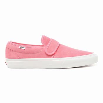 Damske Tenisky Vans Suede Slip-On 47 V Ruzove VA67NMTZA